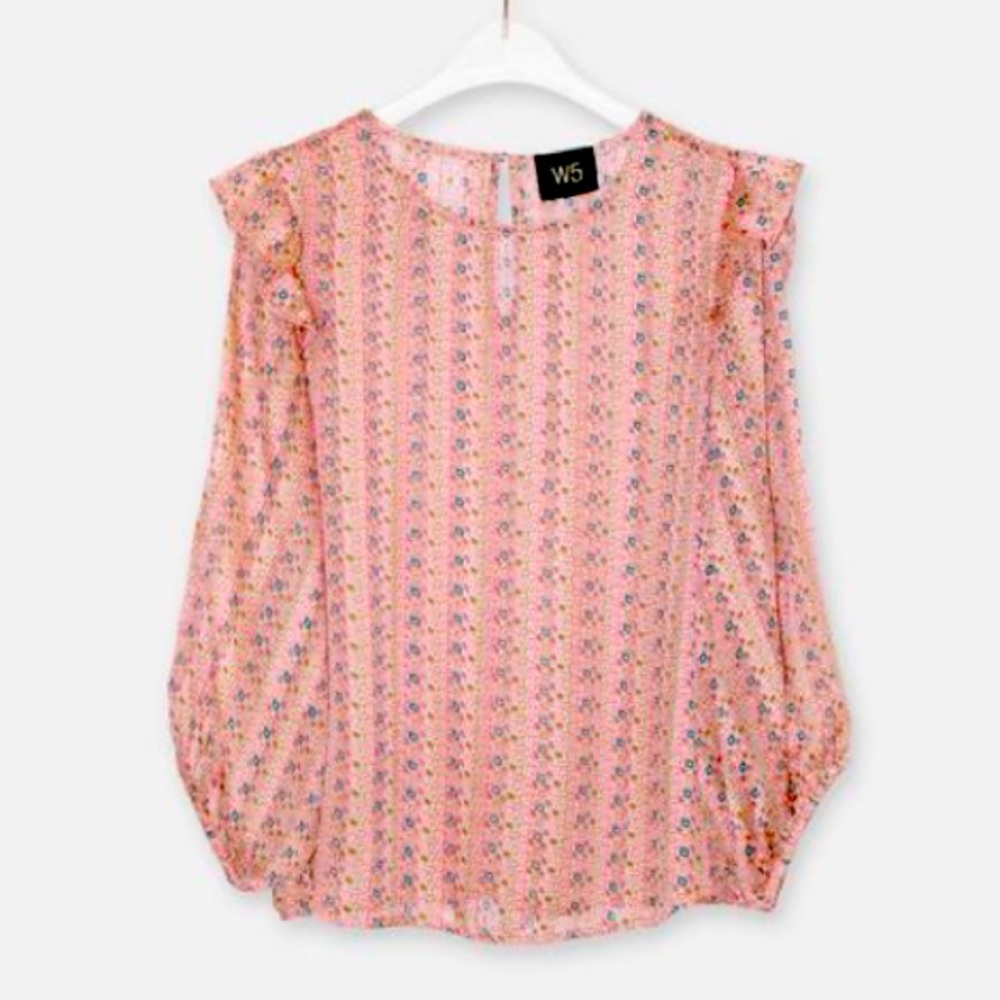 Silky Patterned Blouse - Picture 3 of 4